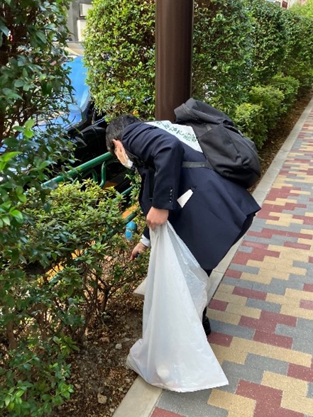 清掃活動の様子