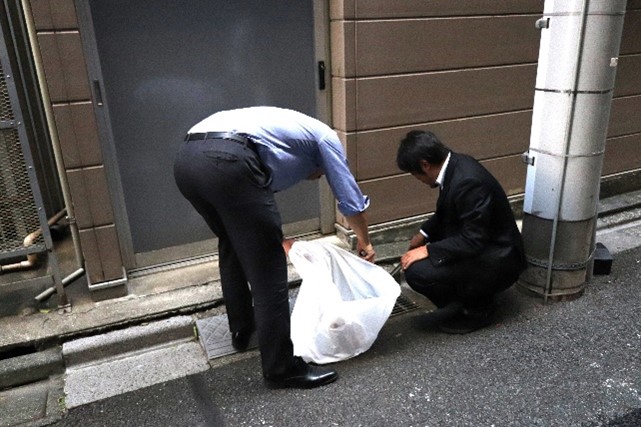 清掃活動の様子