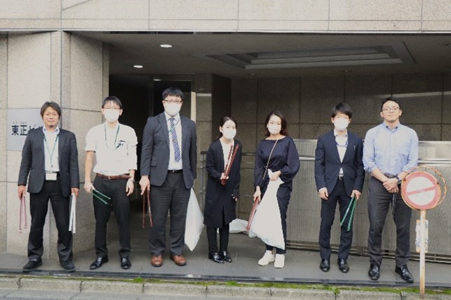 清掃活動の様子