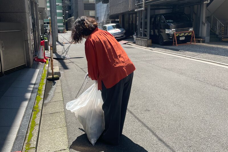 当社周辺での清掃活動